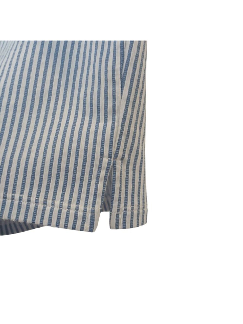 Denim & Co Womens XS Shorts Blue & White Elastic Waist Pockets Casual #I-1 - Picture 6 of 9